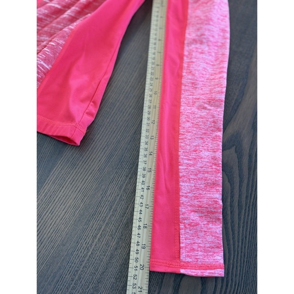 Tek Gear 1/4 Zip Womens WarmTek Pull Over Athletic Top XS Long Sleeve EUC Coral - Picture 10 of 11